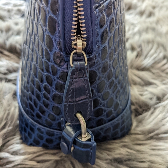 🛍️SOLD🛍️ Balenciaga Small Ville in Blue Croc embossed. - Picture 7 of 14